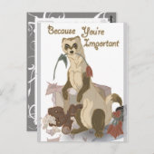 Du bist wichtig postkarte (Vorne/Hinten)