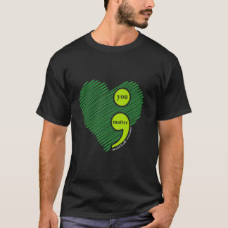 Du bist wichtig Semikolon Mental Health Awareness  T-Shirt