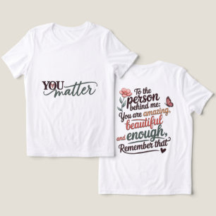 Du bist wichtig Tri-Blend-Shirt Tri-Blend Shirt