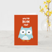 Du bist wie alt? karte (Gelbe Blume)