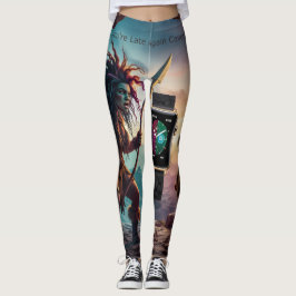 Du bist wieder zu spät in Caveman!" Nummer 1 Leggings
