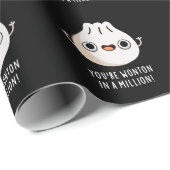 Du bist Wonton in einer Million-Dimsum-Pun Dark BG Geschenkpapier (Rolleneckpunkt)