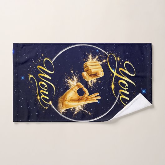 DU BIST WOW: Lass ihn oder sie sich besonders fühl Badhandtuch Set (Handtuch)