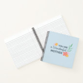 Du bist wunderbar Muttertag. | Notebook Notizblock (Innenseite)