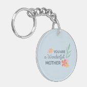 Du bist wunderbar Muttertag. | SCHLÜSSELANHÄNGER (Vorderseite links)