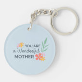Du bist wunderbar Muttertag. | SCHLÜSSELANHÄNGER (Rückseite)
