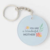 Du bist wunderbar Muttertag. | SCHLÜSSELANHÄNGER (Vorderseite)