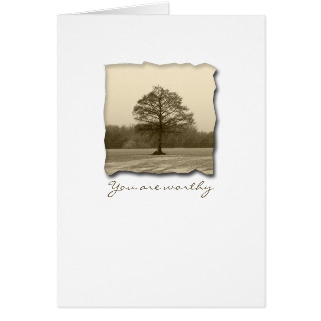 Du bist würdig (Vorne)