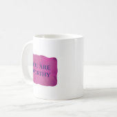 Du bist würdig Tasse (Vorderseite Links)
