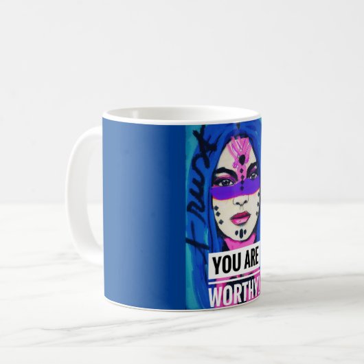 Du bist würdige Tasse (Vorderseite Links)