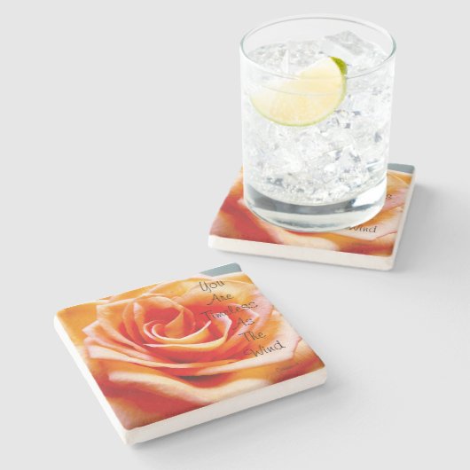 Du bist zeitlos steinuntersetzer (Seitenansicht)