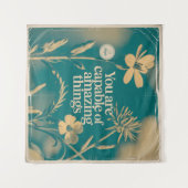 Du bist zu erstaunlichen Dingen fähig Wandteppich (Vorderseite (Horizontal))