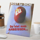 DU bist zum ANBEISSEN - Sockelschild (In Situ)