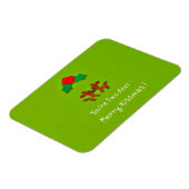 Du bist zwei Hirsche - Frohe Kissmas! Magnet (Linke Seite)