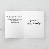 Du bist Zwei Karte (Innenseite)