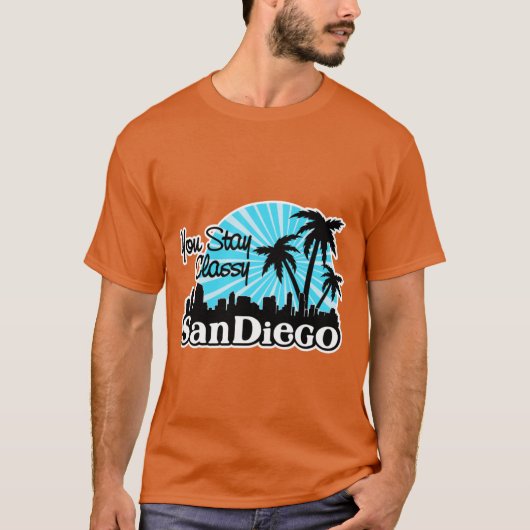 Du bleibst klassig San Diego T-Shirt (Vorderseite)