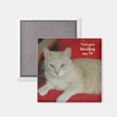 Du blockierst meinen Fernseher Magnet (Vorderseite/Rückseite)