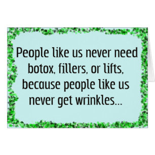 Du brauchst kein Botox