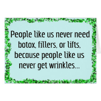 Du brauchst kein Botox