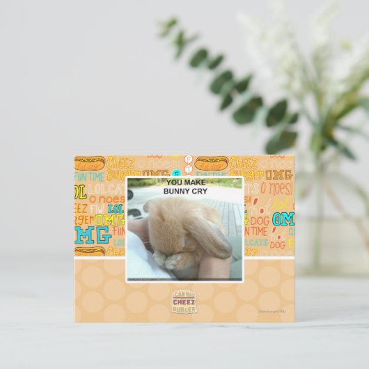 Du bringst einen sonnigen Schrei Postkarte (Stehend Vorderseite)