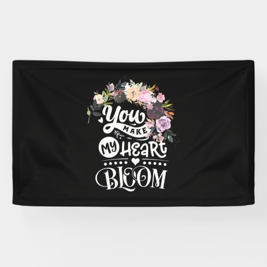 Du bringst mein Herz blühen Banner (Horizontal)