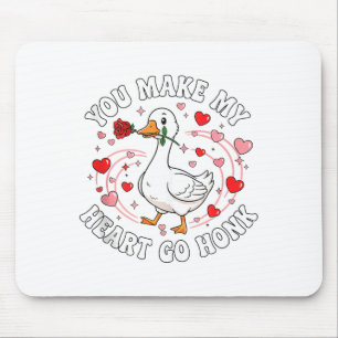 Du bringst mein Herz dazu, Honk Valentinsgans Lieb Mousepad