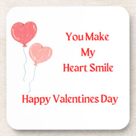 Du bringst mein Herz mit Herzblasen auf Getränkeuntersetzer