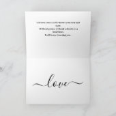 Du bringst mein Herz zum Lächeln Karte (Innenseite)