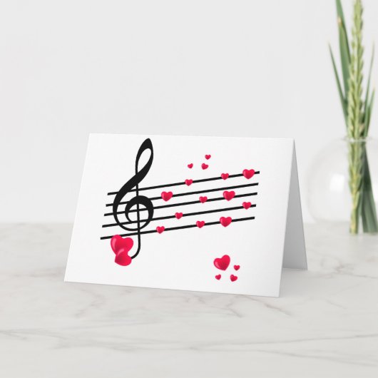 Du bringst mein Herz zum Lächeln Karte (Vorderseite)