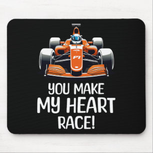Du bringst mein Herz zum Rasen, lustiger Valentins Mousepad