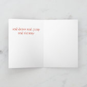 Du bringst mein Herz zum Valentinstag Karte (Innenseite)