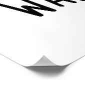 Du bringst mich zu einem warmen und schwindelerreg poster (Ecke)