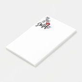 Du bringst mich zum Lächeln Post-it Klebezettel (angewinkelt)