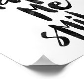 Du bringst mich zum Lächeln Poster (Ecke)