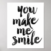 Du bringst mich zum Lächeln Poster (Vorne)