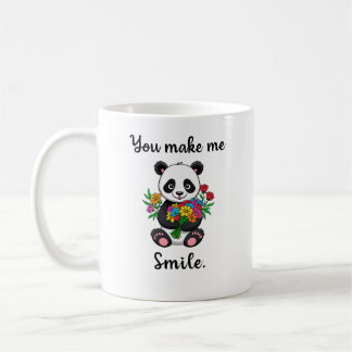 Du bringst mich zum Lächeln Süßer Panda Kaffeetasse