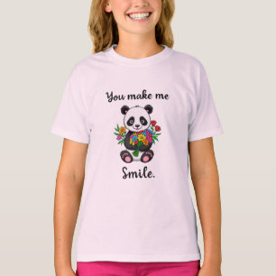 Du bringst mich zum Lächeln süßer Panda T-Shirt