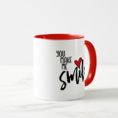 Du bringst mich zum Lächeln Tasse (VorderseiteRechts)