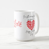 Du bringst mich zum Lachen Valentine Kaffeetasse (VorderseiteRechts)