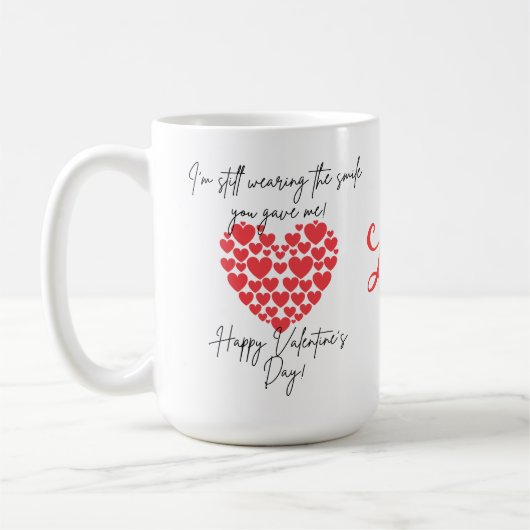 Du bringst mich zum Lachen Valentine Kaffeetasse (Links)