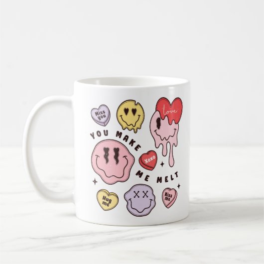 Du bringst mich zum Melt Kaffeetasse (Links)