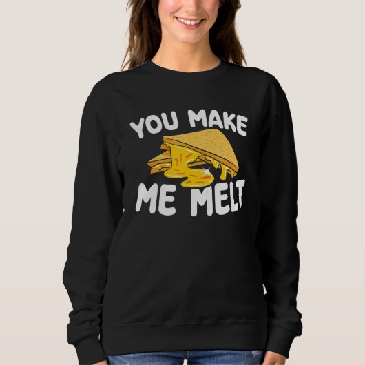 Du bringst mich zum Schmelzen Backgebäck Grilled C Sweatshirt (Vorderseite)