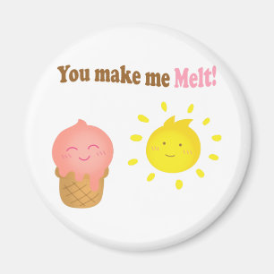 Du bringst mich zum Schmelzen, Eiscreme und Sonne, Magnet