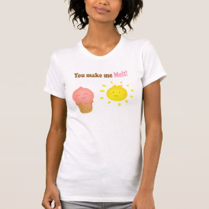 Du bringst mich zum Schmelzen, Eiscreme und Sonne, T-Shirt