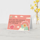 Du bringst mich zum Valentinstag Karte (Gelbe Blume)