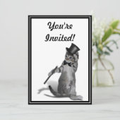 Du bringst mir das Gefühl zu tanzen! Stechend Tanz Einladung (Stehend Vorderseite)