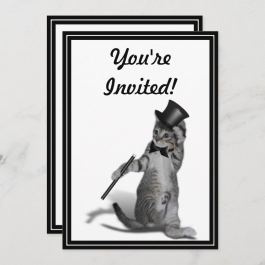 Du bringst mir das Gefühl zu tanzen! Stechend Tanz Einladung (Vorne/Hinten)