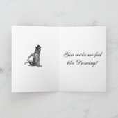Du bringst mir das Gefühl zu tanzen! Stechend Tanz Karte (Innenseite)
