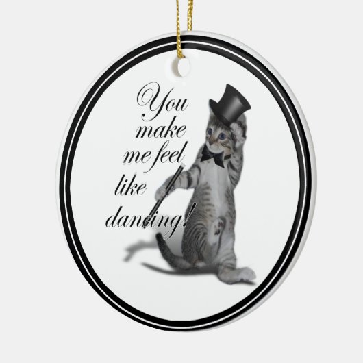 Du bringst mir das Gefühl zu tanzen! Stechend Tanz Keramik Ornament (Links)