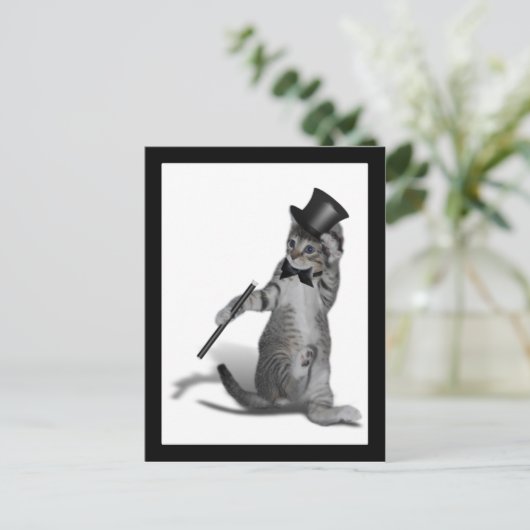 Du bringst mir das Gefühl zu tanzen! Stechend Tanz Postkarte (Stehend Vorderseite)